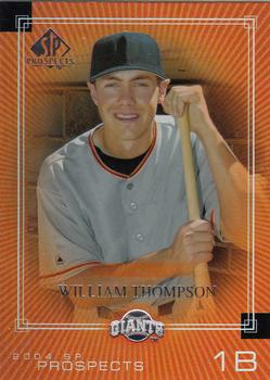 2004 SP Prospects #224 William Thompson Front