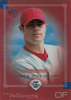 2004 SP Prospects #257 Andrew MacFarlane Front