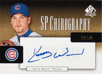2004 SP Authentic - SP Chirography Gold #CA-KW Kerry Wood Front