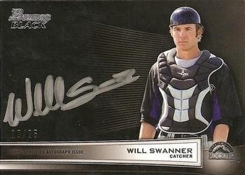 2013 Bowman Platinum - Black Collection Autographs #BBC-WS Will Swanner Front