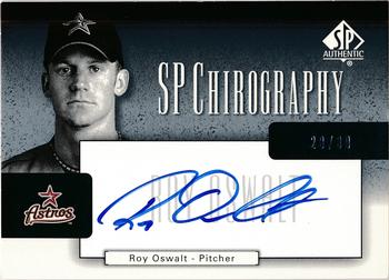 2004 SP Authentic - SP Chirography Duo Tone Silver #CA-RO Roy Oswalt Front