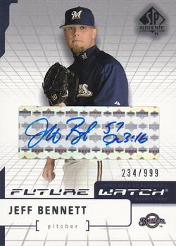 2004 SP Authentic - Future Watch Autographed #190 Jeff Bennett Front