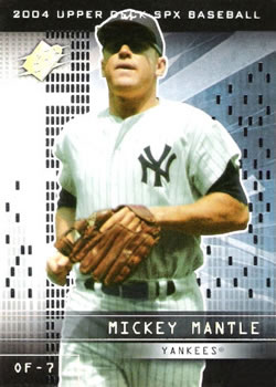 2004 SPx #105 Mickey Mantle Front