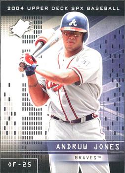 2004 SPx #3 Andruw Jones Front