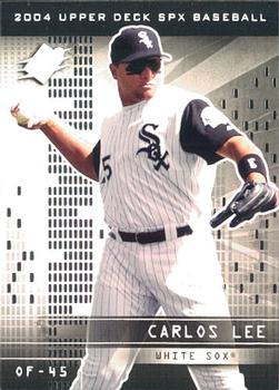 2004 SPx #18 Carlos Lee Front