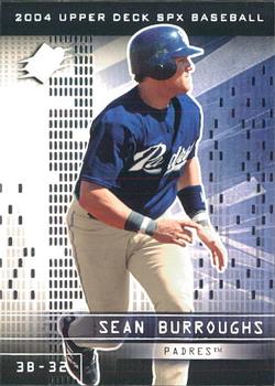 2004 SPx #19 Sean Burroughs Front