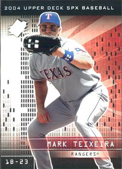 2004 SPx #36 Mark Teixeira Front