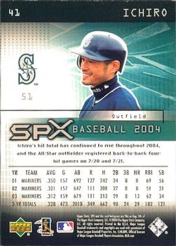 2004 SPx #41 Ichiro Back