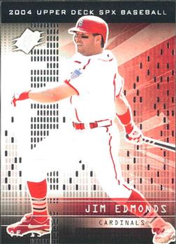 2004 SPx #44 Jim Edmonds Front