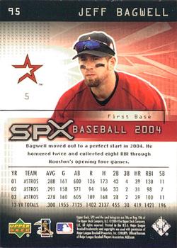 2004 SPx #95 Jeff Bagwell Back