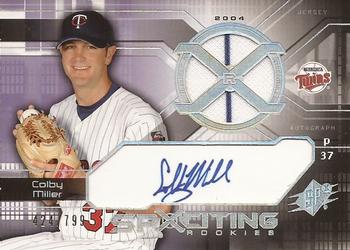 2004 SPx #170 Colby Miller Front