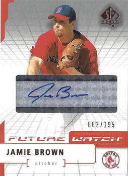 2004 SP Authentic - Future Watch Silver Autographed #108 Jamie Brown Front