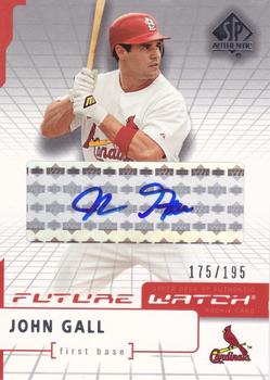 2004 SP Authentic - Future Watch Silver Autographed #182 John Gall Front