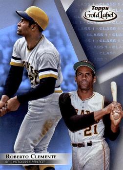 2018 Topps Gold Label #80 Roberto Clemente Front