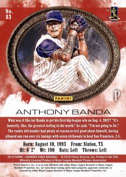2018 Panini Diamond Kings - Artist's Proof Gold #83 Anthony Banda Back