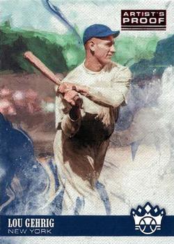 2018 Panini Diamond Kings - Artist's Proof Red #4 Lou Gehrig Front