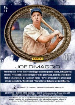 2018 Panini Diamond Kings - Artist's Proof Red #11 Joe DiMaggio Back