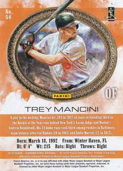 2018 Panini Diamond Kings - Artist's Proof Red #54 Trey Mancini Back