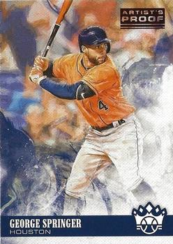 2018 Panini Diamond Kings - Artist's Proof Red #58 George Springer Front