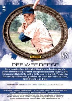 2018 Panini Diamond Kings - Framed Brown #23 Pee Wee Reese Back