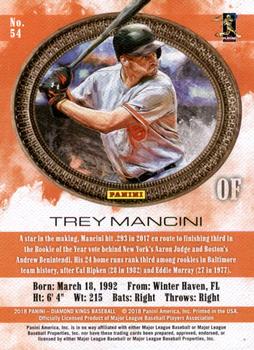 2018 Panini Diamond Kings - Framed Gray #54 Trey Mancini Back