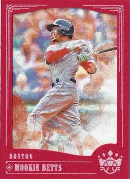 2018 Panini Diamond Kings - Framed Red #62 Mookie Betts Front