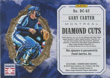 2018 Panini Diamond Kings - Diamond Cuts #DC-GC Gary Carter Back