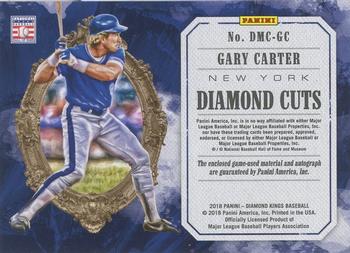 2018 Panini Diamond Kings - Diamond Material Cuts #DMC-GC Gary Carter Back
