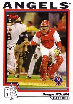 2004 Topps #12 Bengie Molina Front