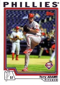 2004 Topps #182 Terry Adams Front
