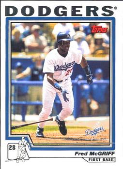 2004 Topps #28 Fred McGriff Front