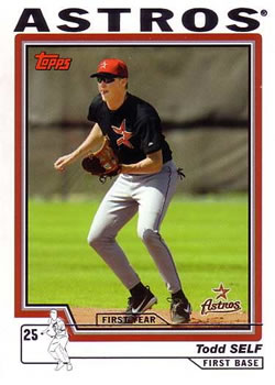 2004 Topps #322 Todd Self Front