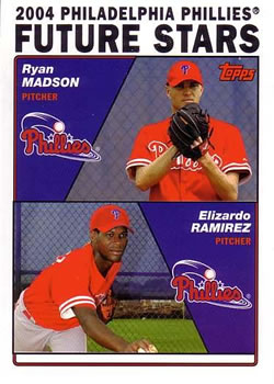 2004 Topps #328 2004 Philadelphia Phillies Future Stars (Ryan Madson / Elizardo Ramirez) Front