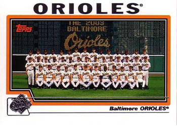 2004 Topps #641 Baltimore Orioles Front