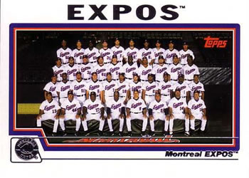 2004 Topps #655 Montreal Expos Front
