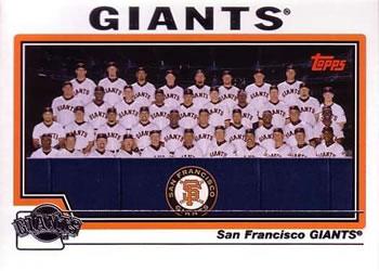 2004 Topps #662 San Francisco Giants Front