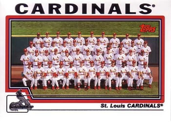 2004 Topps #664 St. Louis Cardinals Front