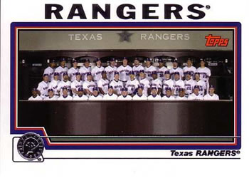 2004 Topps #666 Texas Rangers Front