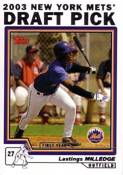 2004 Topps #680 Lastings Milledge Front