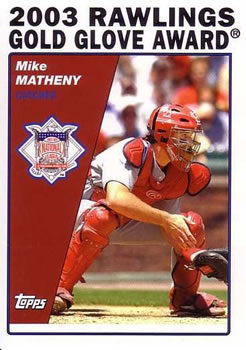 2004 Topps #706 Mike Matheny Front