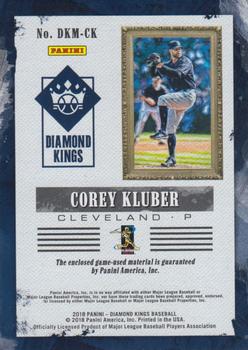 2018 Panini Diamond Kings - DK Materials #DKM-CK Corey Kluber Back