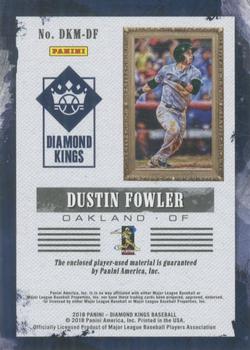 2018 Panini Diamond Kings - DK Materials #DKM-DF Dustin Fowler Back