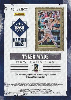 2018 Panini Diamond Kings - DK Materials #DKM-TY Tyler Wade Back