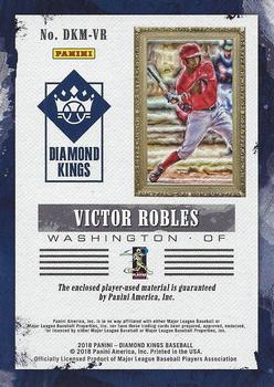 2018 Panini Diamond Kings - DK Materials #DKM-VR Victor Robles Back