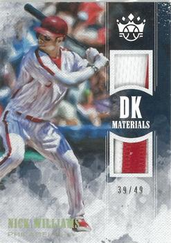 2018 Panini Diamond Kings - DK Materials Holo Gold #DKM-NW Nick Williams Front