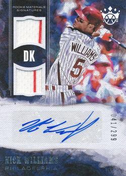 2018 Panini Diamond Kings - DK Rookie Materials Signatures #RMS-NW Nick Williams Front