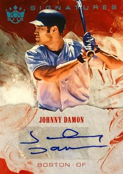 2018 Panini Diamond Kings - DK Signatures Holo Blue #S-JO Johnny Damon Front