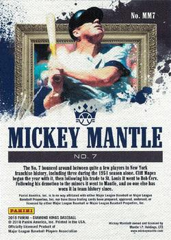 2018 Panini Diamond Kings - Mickey Mantle Collection #MM7 Mickey Mantle Back