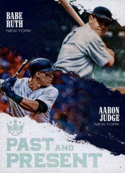 2018 Panini Diamond Kings - Past and Present #PP1 Aaron Judge / Babe Ruth Front