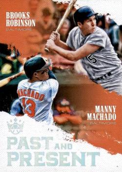 2018 Panini Diamond Kings - Past and Present #PP4 Brooks Robinson / Manny Machado Front
